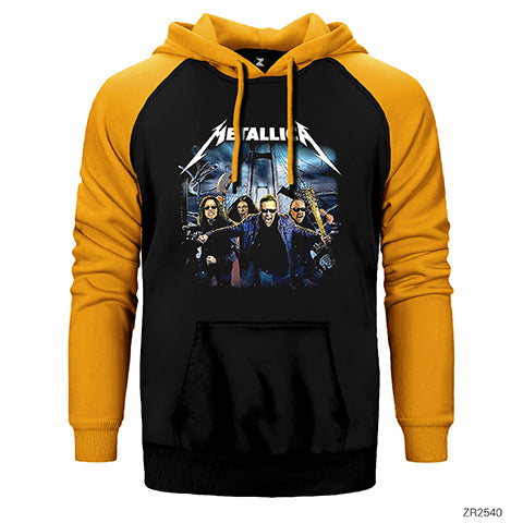 Metallica Istanbul Çift Renk Reglan Kol Sweatshirt / Hoodie