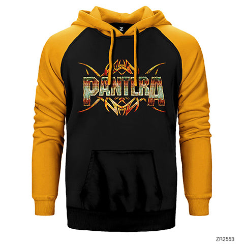 Pantera Iron Çift Renk Reglan Kol Sweatshirt / Hoodie