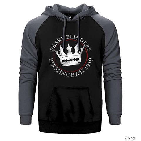 Peaky Bliders 1919 Çift Renk Reglan Kol Sweatshirt / Hoodie
