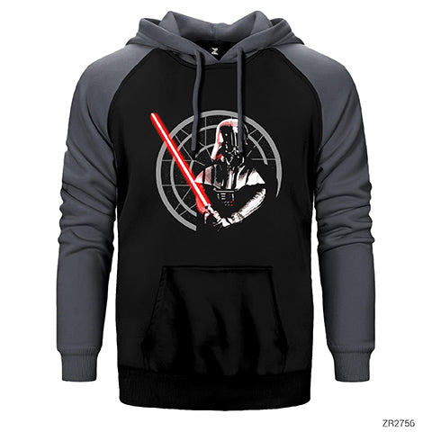Star Wars The Enemy Çift Renk Reglan Kol Sweatshirt / Hoodie
