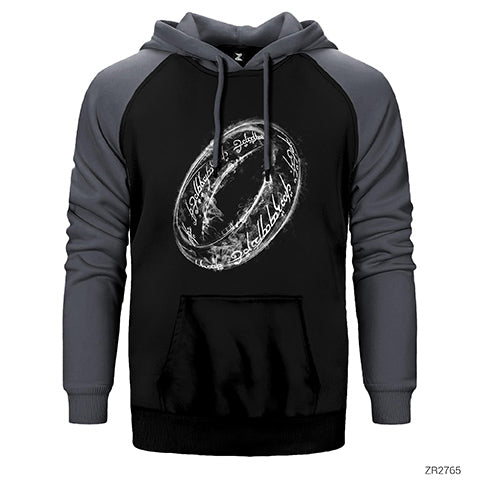 The Lord of the Rings Çift Renk Reglan Kol Sweatshirt / Hoodie