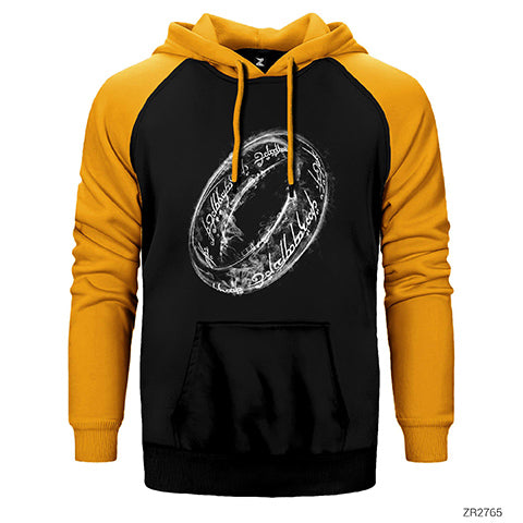The Lord of the Rings Çift Renk Reglan Kol Sweatshirt / Hoodie