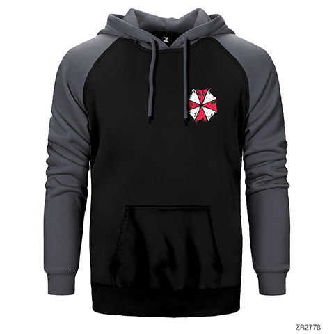 Umbrealla Academy Çift Renk Reglan Kol Sweatshirt / Hoodie
