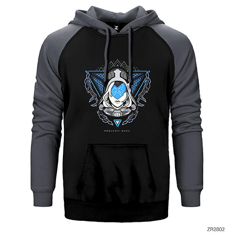 League of Legends Project Ashe Çift Renk Reglan Kol Sweatshirt / Hoodie