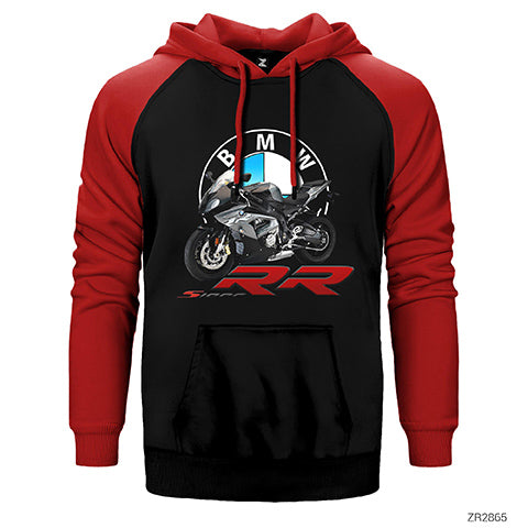 Bmw S1000RR Çift Renk Reglan Kol Sweatshirt / Hoodie