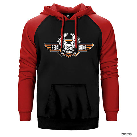 Regal Raptor Çift Renk Reglan Kol Sweatshirt / Hoodie