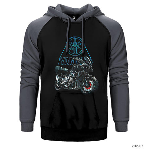 Yamaha MT-10 Çift Renk Reglan Kol Sweatshirt / Hoodie