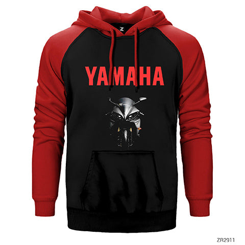 Yamaha Yzf Çift Renk Reglan Kol Sweatshirt / Hoodie