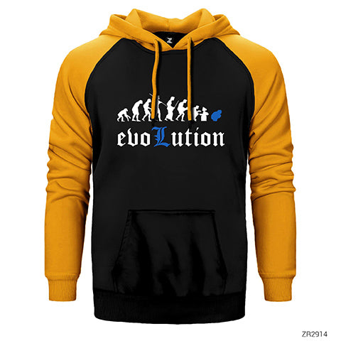 Death Note Evolution Çift Renk Reglan Kol Sweatshirt / Hoodie