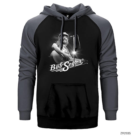 Bob Seger Çift Renk Reglan Kol Sweatshirt / Hoodie