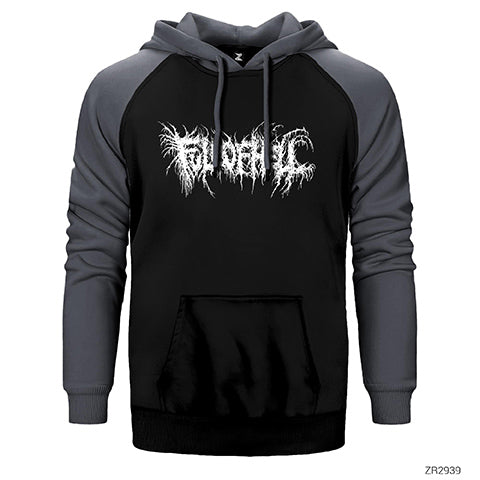 Full of Hell Çift Renk Reglan Kol Sweatshirt / Hoodie