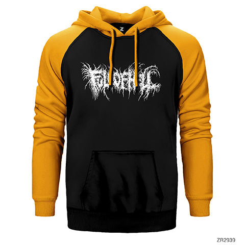 Full of Hell Çift Renk Reglan Kol Sweatshirt / Hoodie