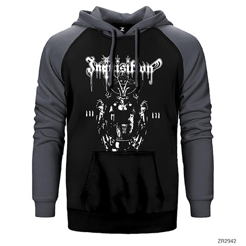 Inquisition Çift Renk Reglan Kol Sweatshirt / Hoodie
