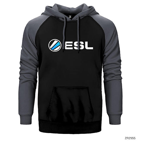 ESL Çift Renk Reglan Kol Sweatshirt / Hoodie