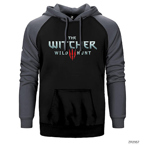 The Witcher Wild Hunt Çift Renk Reglan Kol Sweatshirt / Hoodie