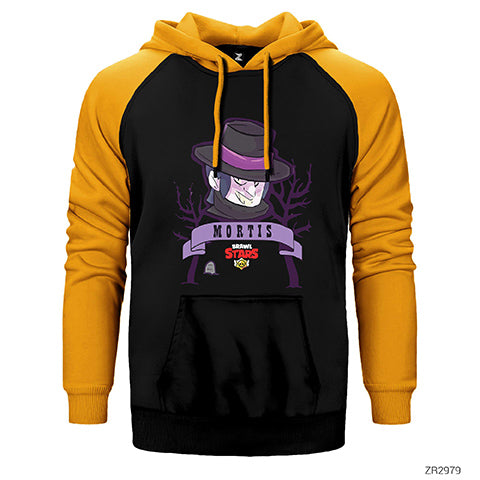 Brawl Stars Mortis Çift Renk Reglan Kol Sweatshirt / Hoodie