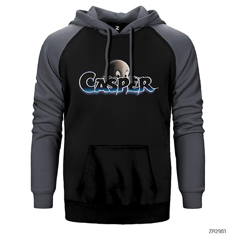 Casper Çift Renk Reglan Kol Sweatshirt / Hoodie