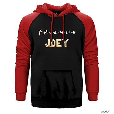 Friends Joey Çift Renk Reglan Kol Sweatshirt / Hoodie