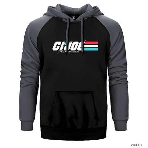 GI Joe Çift Renk Reglan Kol Sweatshirt / Hoodie