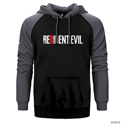 Resident Evil 8 Çift Renk Reglan Kol Sweatshirt / Hoodie