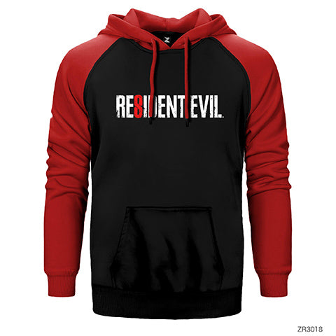 Resident Evil 8 Çift Renk Reglan Kol Sweatshirt / Hoodie
