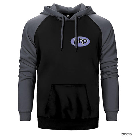 PHP Yazılımcı Çift Renk Reglan Kol Sweatshirt / Hoodie