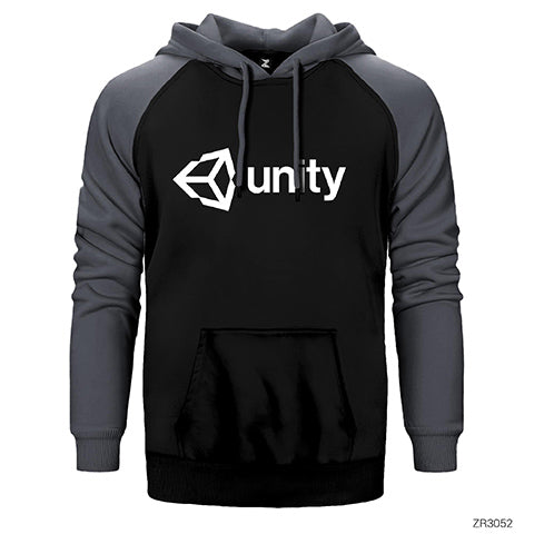 Unity Çift Renk Reglan Kol Sweatshirt / Hoodie