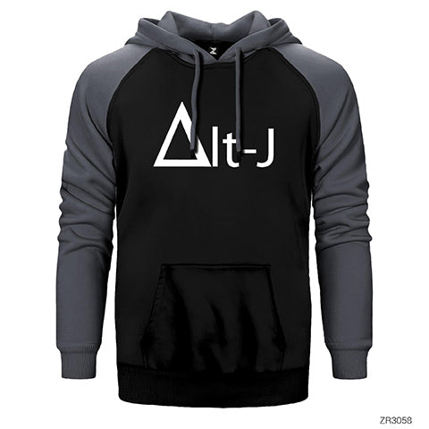 Alt-J Çift Renk Reglan Kol Sweatshirt / Hoodie