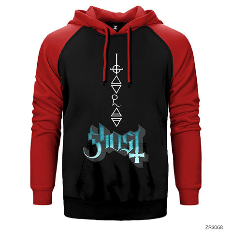 Ghost Rivals Çift Renk Reglan Kol Sweatshirt / Hoodie