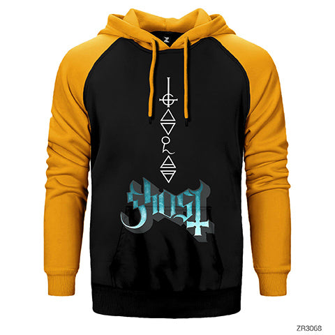 Ghost Rivals Çift Renk Reglan Kol Sweatshirt / Hoodie