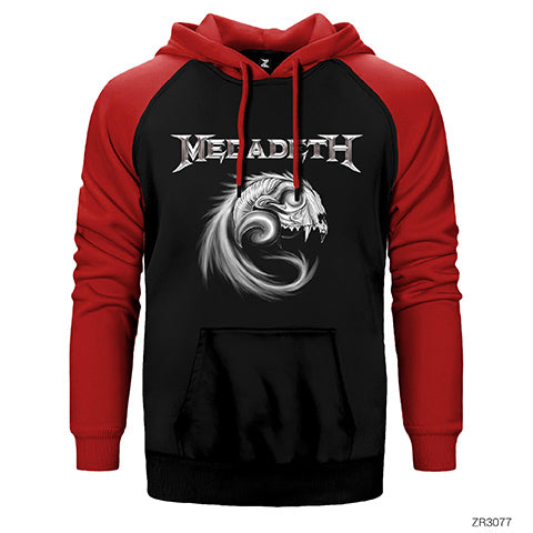 Megadeth Youthanasia Çift Renk Reglan Kol Sweatshirt / Hoodie