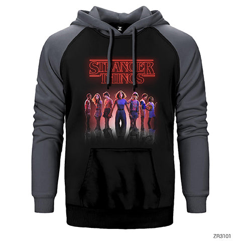 Stranger Things The New Çift Renk Reglan Kol Sweatshirt / Hoodie