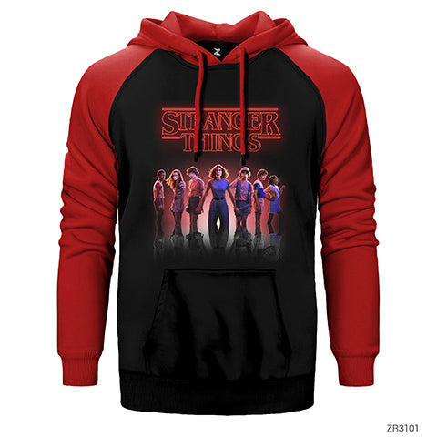 Stranger Things The New Çift Renk Reglan Kol Sweatshirt / Hoodie