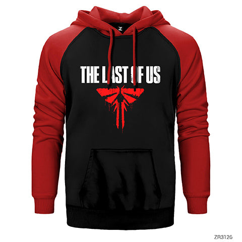 The Last of Us Blood Çift Renk Reglan Kol Sweatshirt / Hoodie