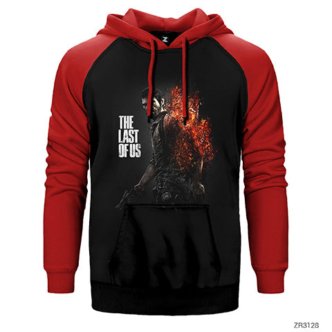 The Last of Us Fire Çift Renk Reglan Kol Sweatshirt / Hoodie
