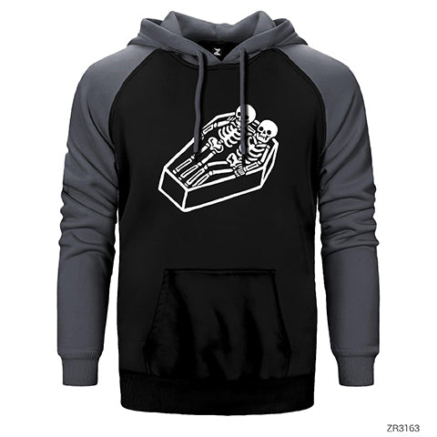 Sonsuza Kadar Beraber Çift Renk Reglan Kol Sweatshirt / Hoodie