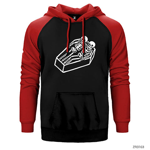 Sonsuza Kadar Beraber Çift Renk Reglan Kol Sweatshirt / Hoodie