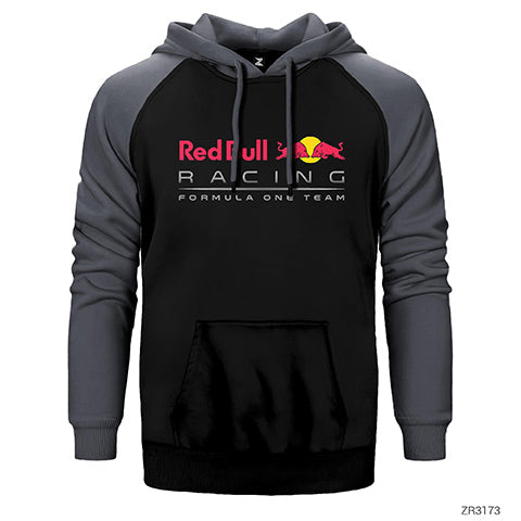 Redbul Racing Team Çift Renk Reglan Kol Sweatshirt / Hoodie