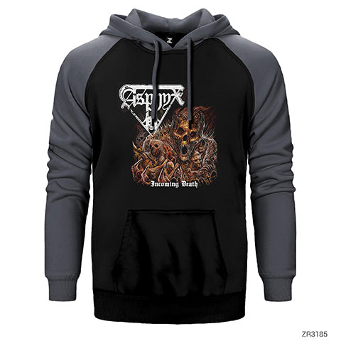 Asphyx Çift Renk Reglan Kol Sweatshirt / Hoodie