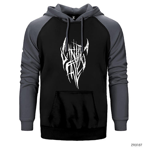 Sanitys Fall Çift Renk Reglan Kol Sweatshirt / Hoodie