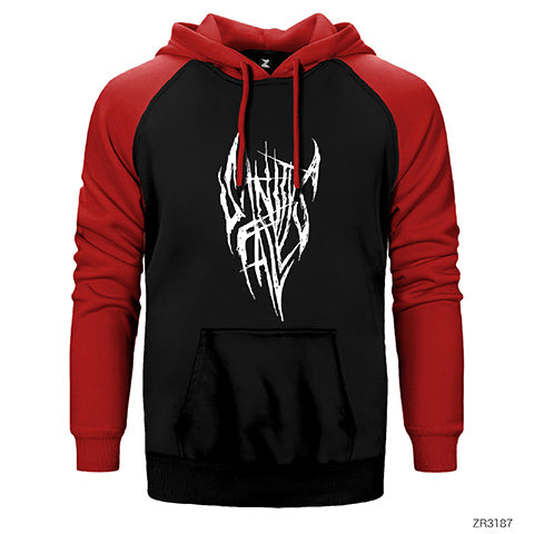Sanitys Fall Çift Renk Reglan Kol Sweatshirt / Hoodie