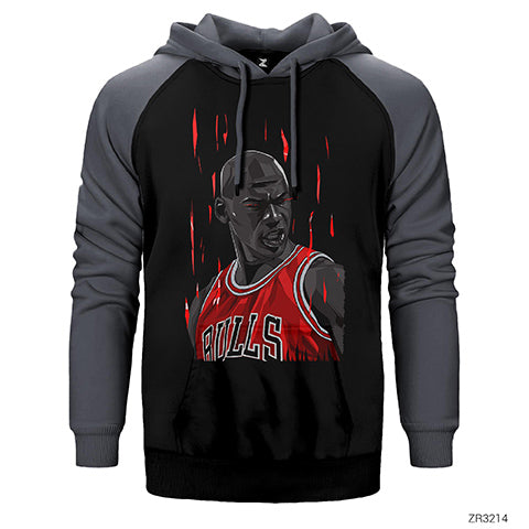 Air Jordan Hell Çift Renk Reglan Kol Sweatshirt / Hoodie