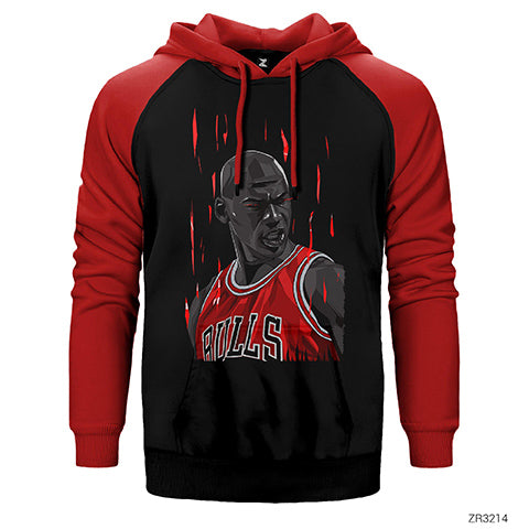 Air Jordan Hell Çift Renk Reglan Kol Sweatshirt / Hoodie