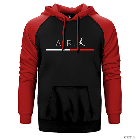 Air Jordan Line Çift Renk Reglan Kol Sweatshirt / Hoodie