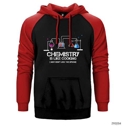 Kimyager Cooking Çift Renk Reglan Kol Sweatshirt / Hoodie