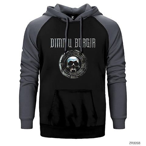 Dimmu Borgir Flare Çift Renk Reglan Kol Sweatshirt / Hoodie