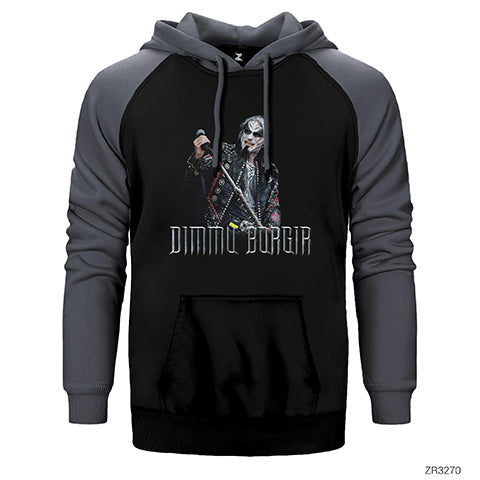 Dimmu Borgir Shagrath Çift Renk Reglan Kol Sweatshirt / Hoodie