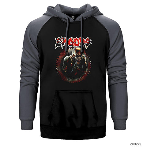 Exodus Çift Renk Reglan Kol Sweatshirt / Hoodie