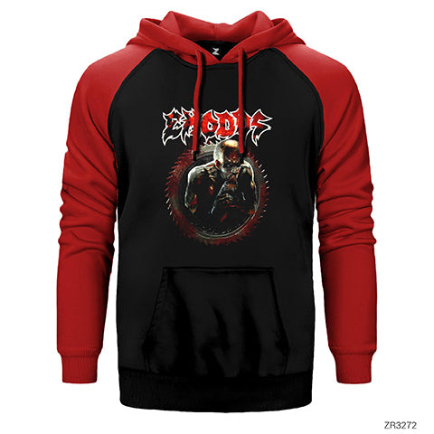 Exodus Çift Renk Reglan Kol Sweatshirt / Hoodie