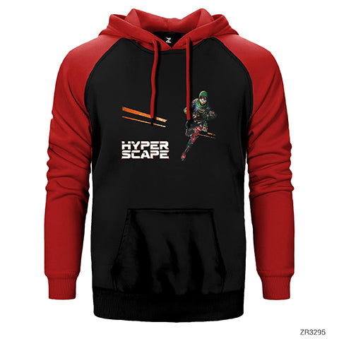 Hyper Scape Javi Çift Renk Reglan Kol Sweatshirt / Hoodie